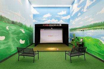 Golf simulator access